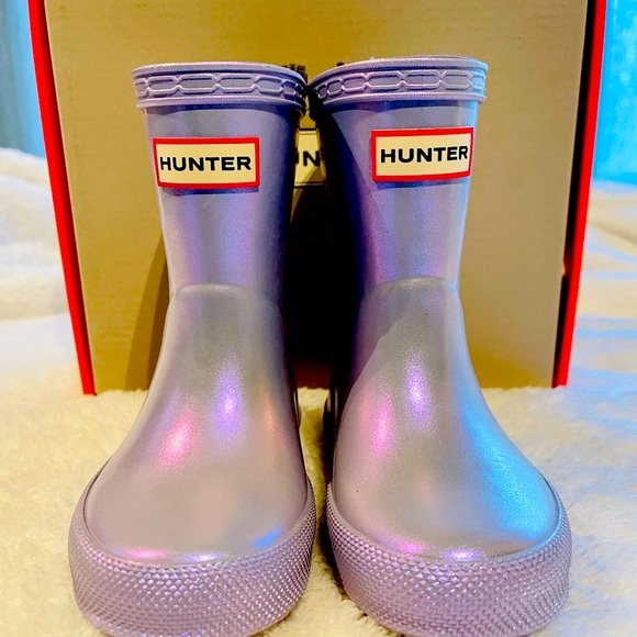 Hunter Shoes Hunter Boots Kids First Classic Nebula Pulpit Purple